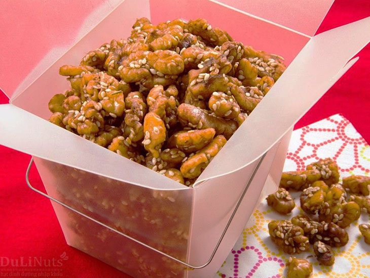 Hạt óc chó rang vừng (mè)