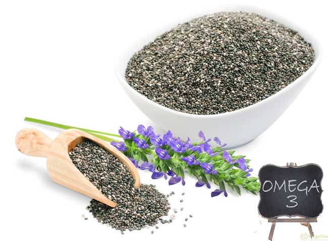 12 Tác Dụng Của Hạt Chia Với Sức Khỏe Của Bạn 8 hat-chia-co-nhieu-omega-3-ns