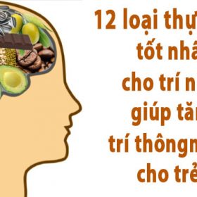 12 Loại Thực Phẩm Tốt Nhất Cho Não Và Trí Nhớ