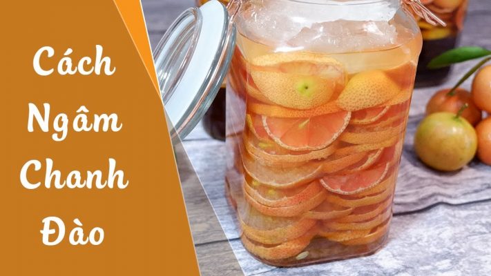 Những cách ngâm chanh đào cực hay để chữa trị bệnh hô hấp 1