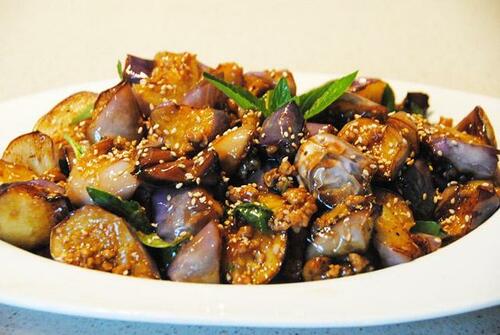 cà tím xào chay