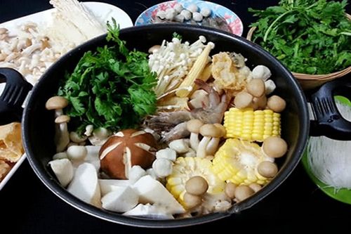 cách nấu lẩu nấm chay