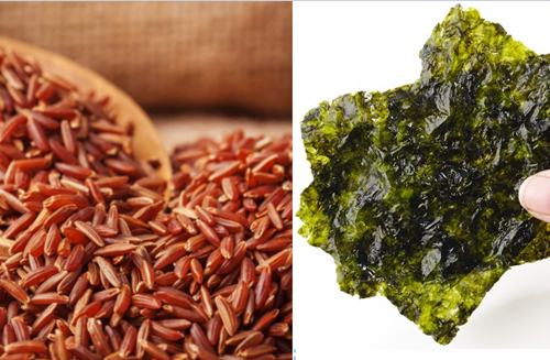 gạo lứt rong biển