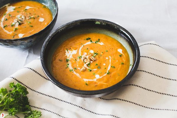 Tuyệt chiêu nấu súp bí đỏ chay giúp bổ sung chất dinh dưỡng cho cơ thể 11