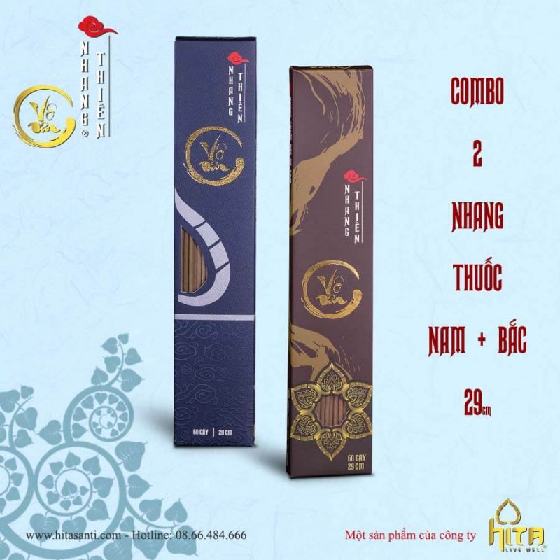 Combo 2 nhang thuốc nam thuốc bắc 29cm